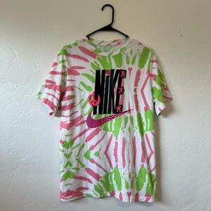 Nike tie dye tee — large